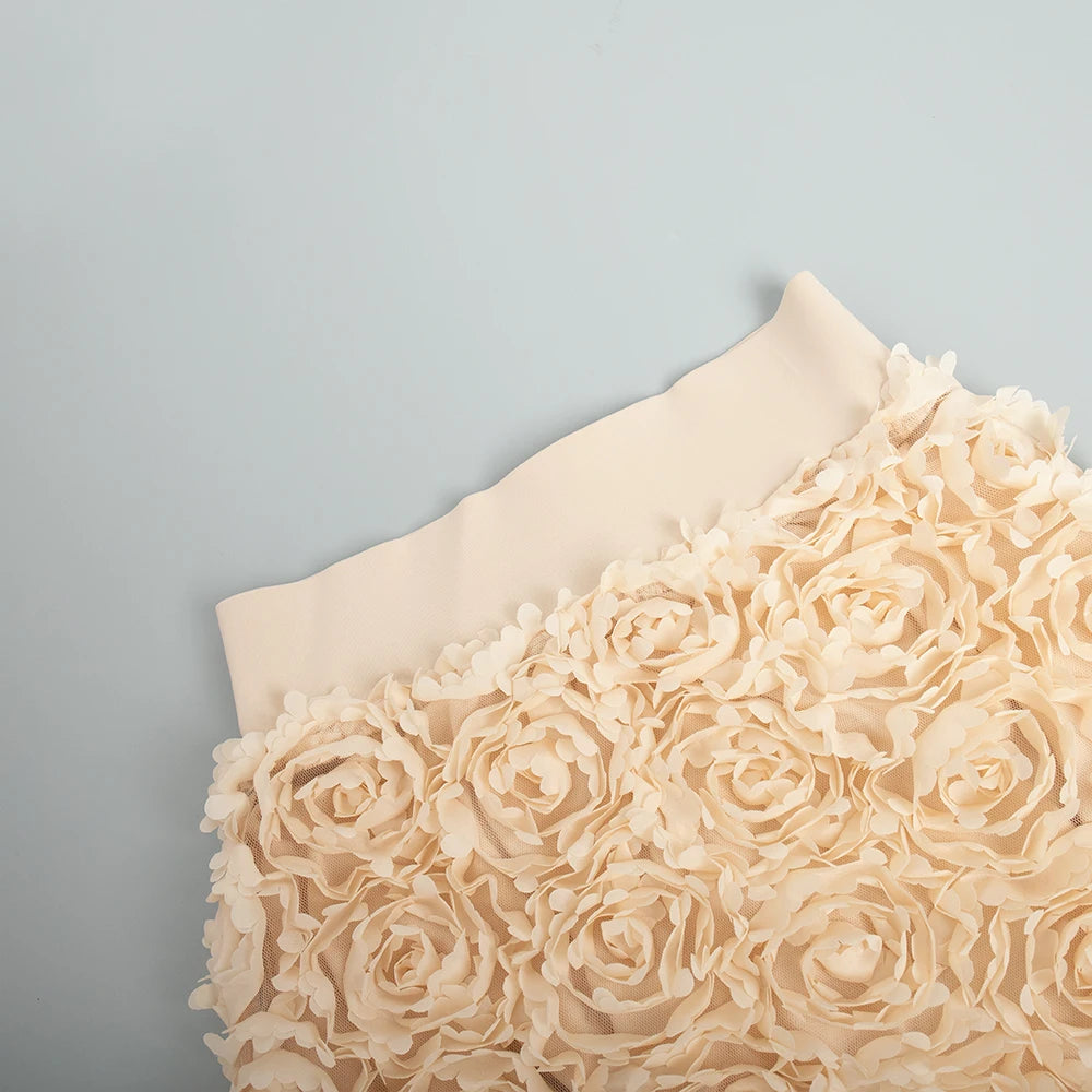 חצאית יוקרתית וייחודית עם מותן גבוהה - רוזלין