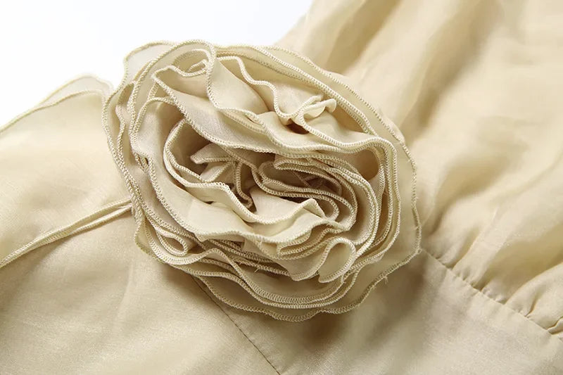 שמלת קוקטייל בבע שמנת