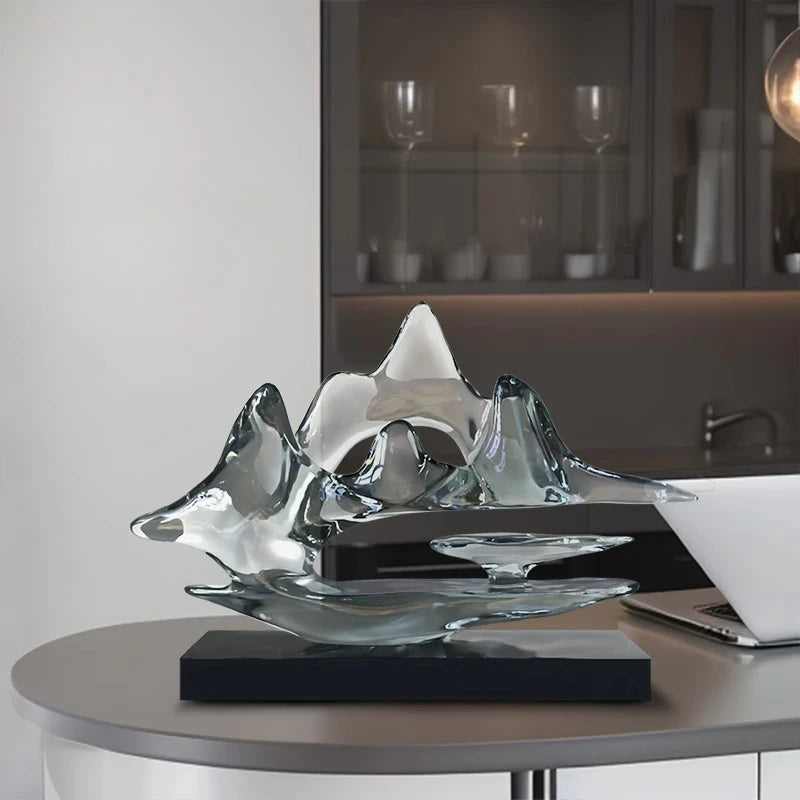 פסל זכוכית דקורטיבי