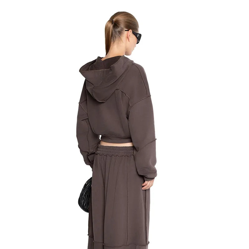 סט קז׳ואל עם קפוצ׳ון בשני חלקים - מרגו